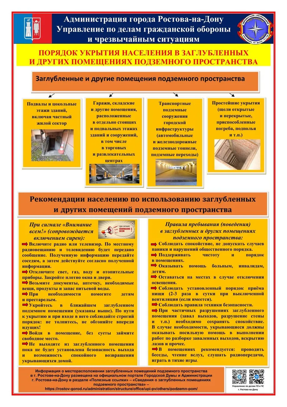 7. Порядок укрытия населения в безопасных местах (2)